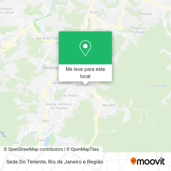 Sede Do Tenente mapa