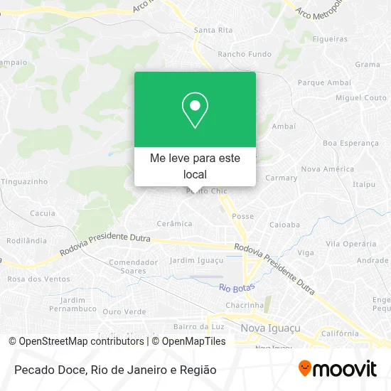 Pecado Doce mapa
