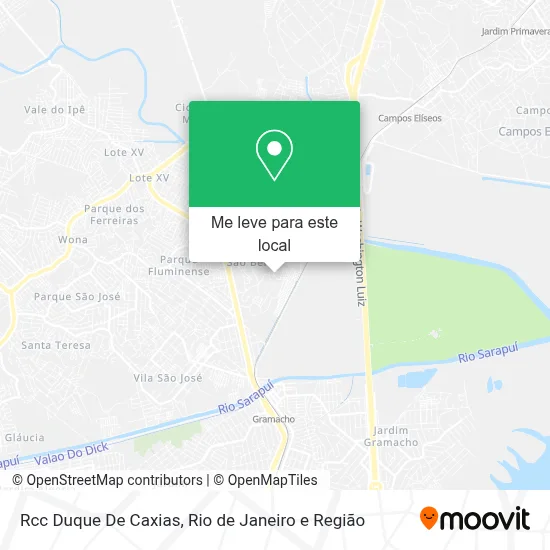 Rcc Duque De Caxias mapa
