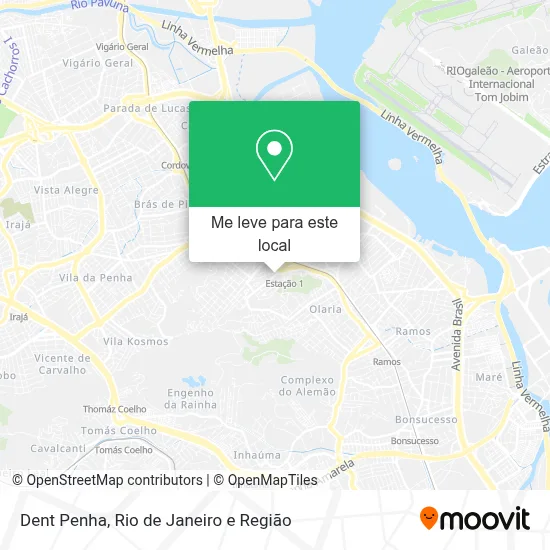 Dent Penha mapa