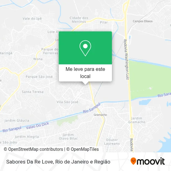 Sabores Da Re Love mapa