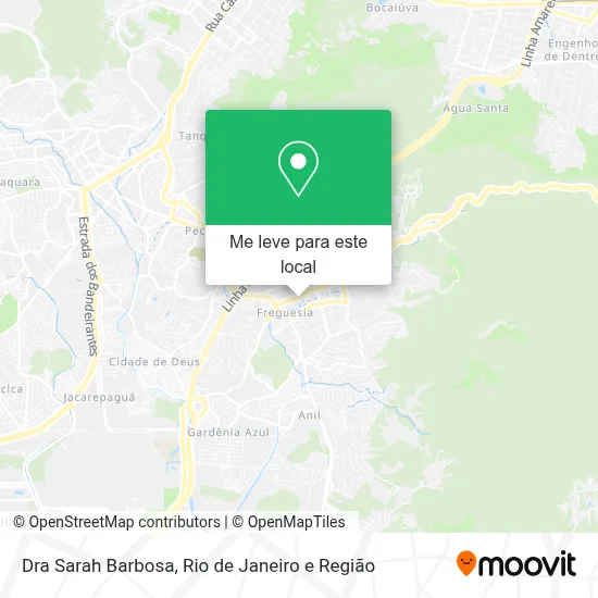Dra Sarah Barbosa mapa