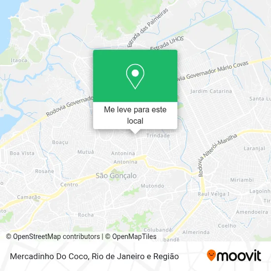 Mercadinho Do Coco mapa