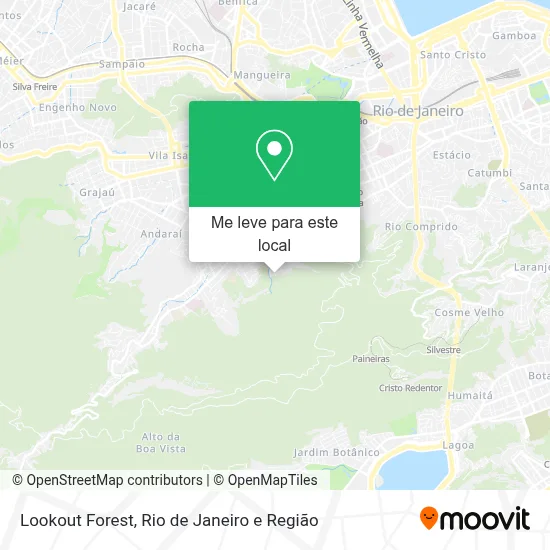 Lookout Forest mapa