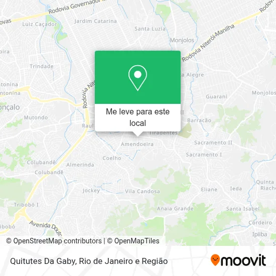 Quitutes Da Gaby mapa