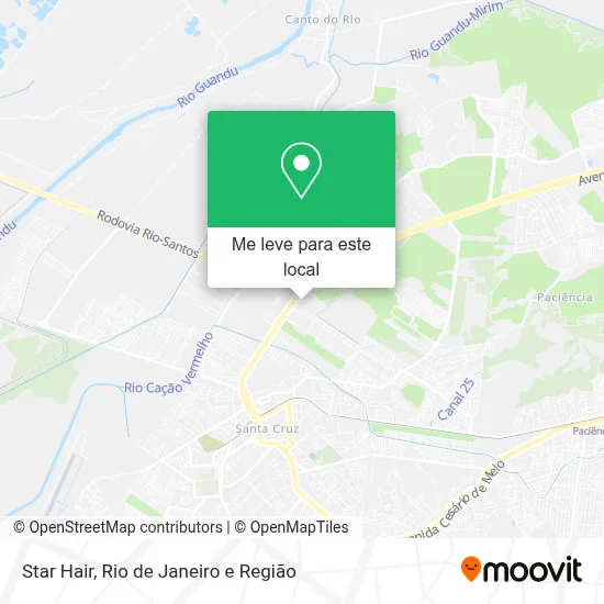 Star Hair mapa