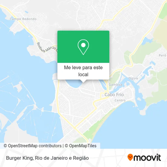 Burger King mapa