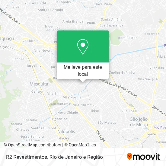 R2 Revestimentos mapa