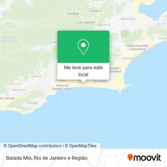 Balada Mix mapa