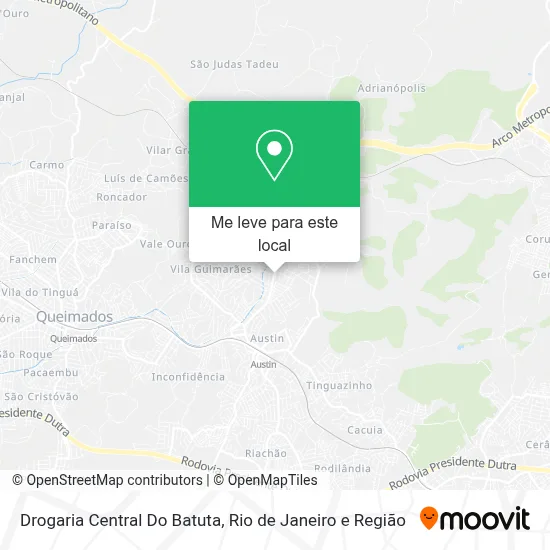 Drogaria Central Do Batuta mapa
