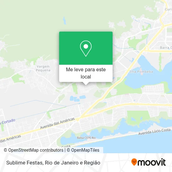 Sublime Festas mapa