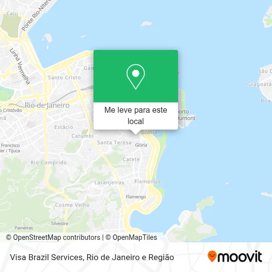 Visa Brazil Services mapa