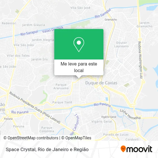 Space Crystal mapa