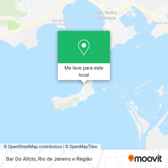 Bar Do Alício mapa