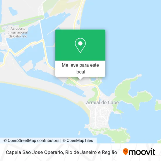 Capela Sao Jose Operario mapa