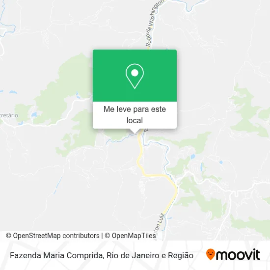 Fazenda Maria Comprida mapa