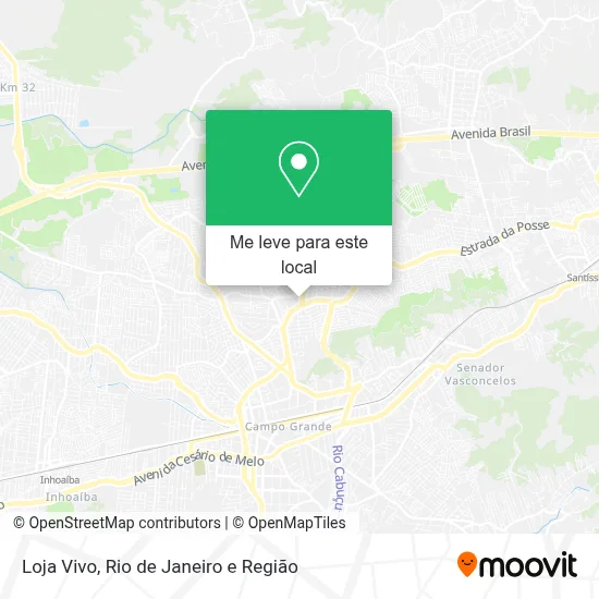 Loja Vivo mapa