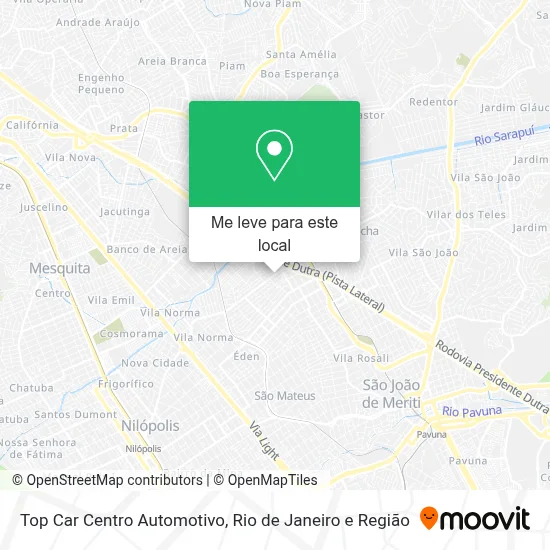 Top Car Centro Automotivo mapa