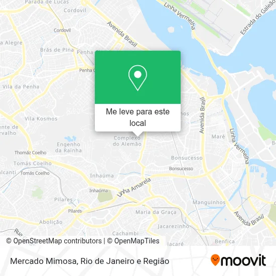 Mercado Mimosa mapa
