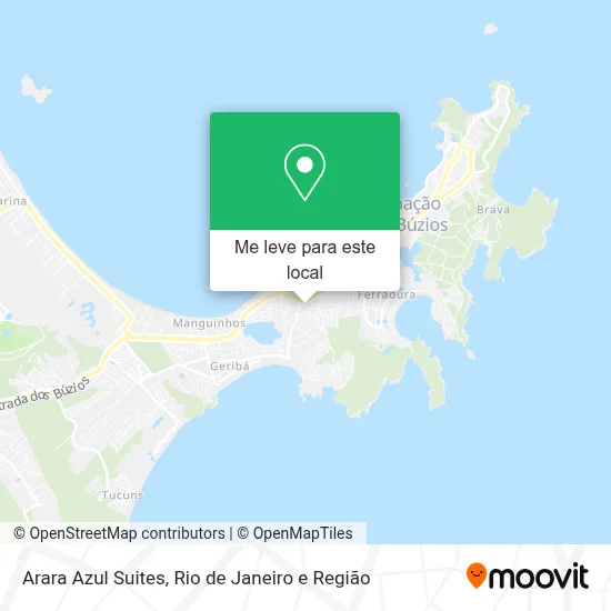 Arara Azul Suites mapa