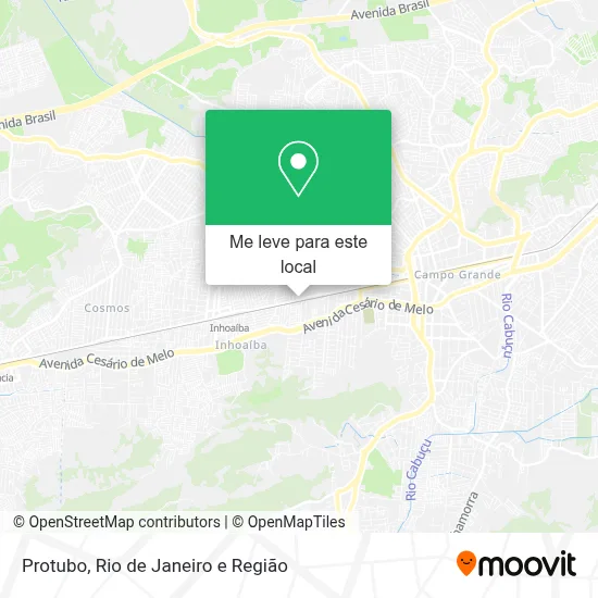 Protubo mapa
