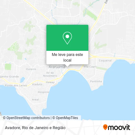 Avadore mapa