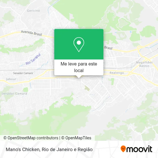 Mano's Chicken mapa