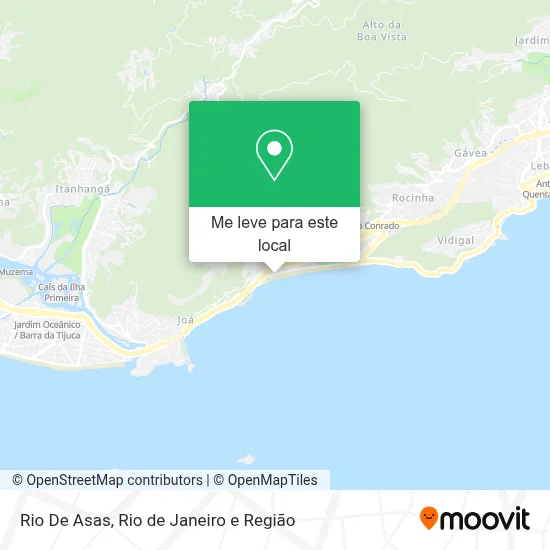 Rio De Asas mapa
