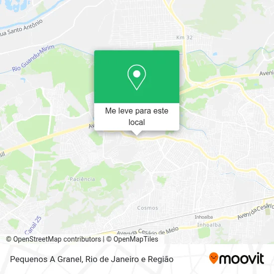 Pequenos A Granel mapa