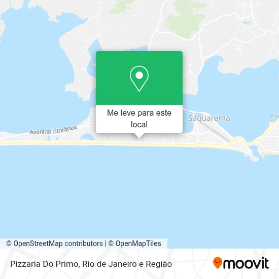 Pizzaria Do Primo mapa