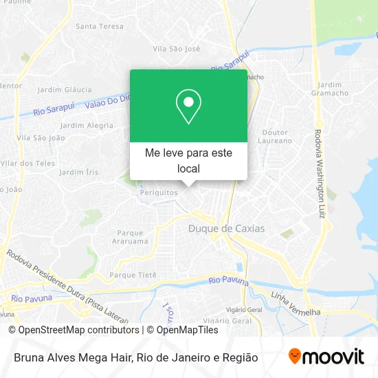 Bruna Alves Mega Hair mapa