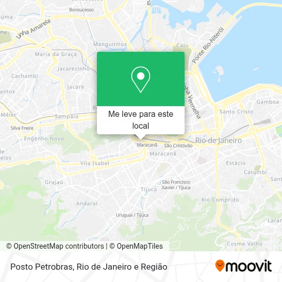 Posto Petrobras mapa