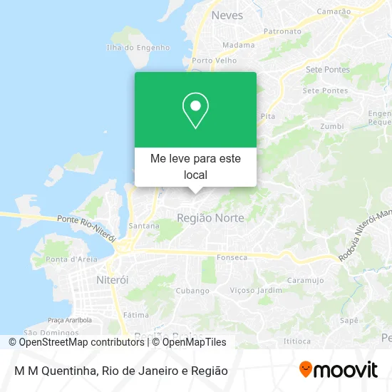 M M Quentinha mapa