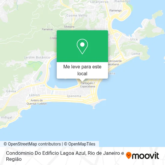 Condominio Do Edificio Lagoa Azul mapa