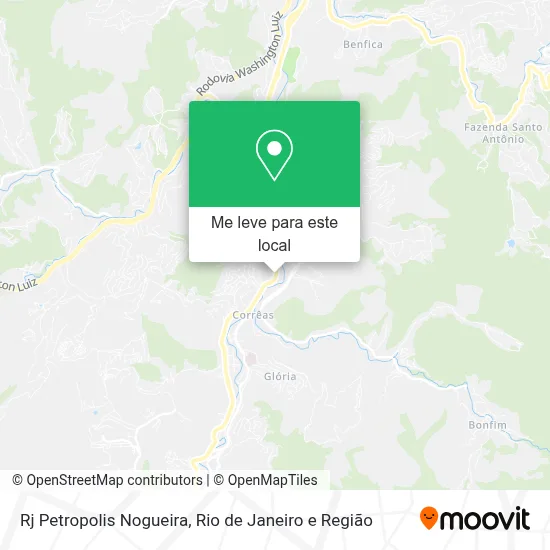 Rj Petropolis Nogueira mapa