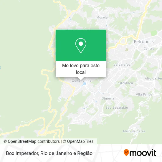 Box Imperador mapa