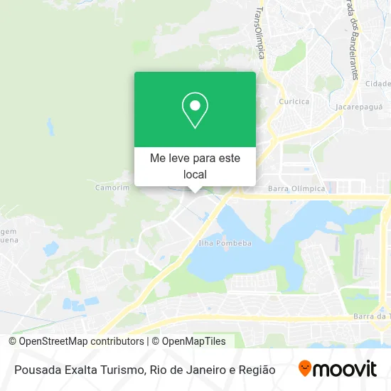 Pousada Exalta Turismo mapa