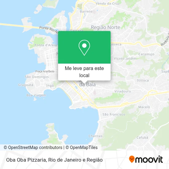 Oba Oba Pizzaria mapa