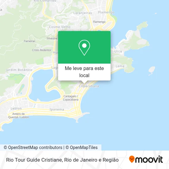 Rio Tour Guide Cristiane mapa