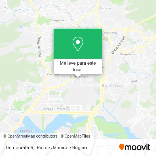 Democrata Rj mapa