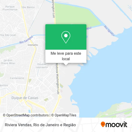 Riviera Vendas mapa
