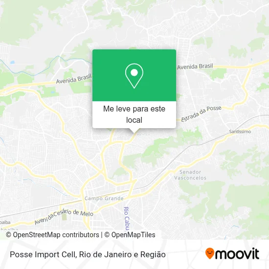 Posse Import Cell mapa