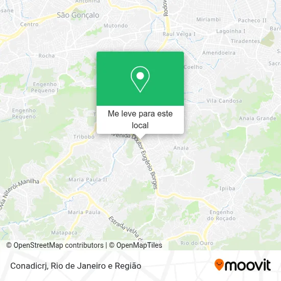 Conadicrj mapa