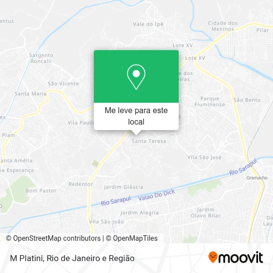 M Platini mapa