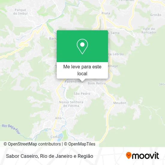 Sabor Caseiro mapa