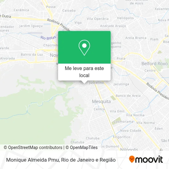 Monique Almeida Pmu mapa