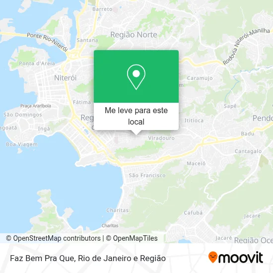 Faz Bem Pra Que mapa