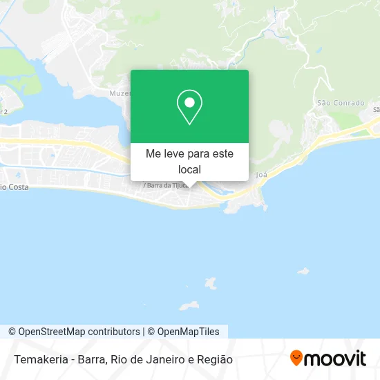 Temakeria - Barra mapa