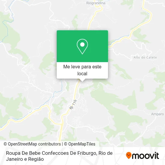Roupa De Bebe Confeccoes De Friburgo mapa
