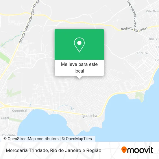 Mercearia Trindade mapa